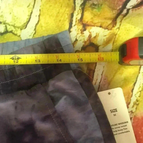 VOGO indigo/purple tie dye pants with pockets size medium - Picture 6 of 8